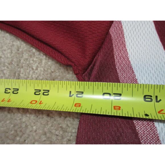 Vintage DYNAMIC TEAM Soccer Polyester Shirt Jersey Adult Mens Small S Maroon NEW - Picture 6 of 7